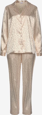 LASCANA Pyjama in Beige: predná strana