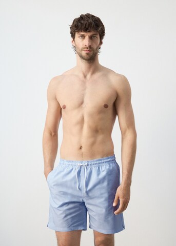 MANGO MAN Board Shorts 'Seerf' in Blue