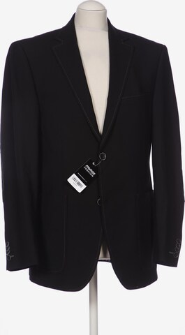 HECHTER PARIS Suit Jacket in M in Black: front