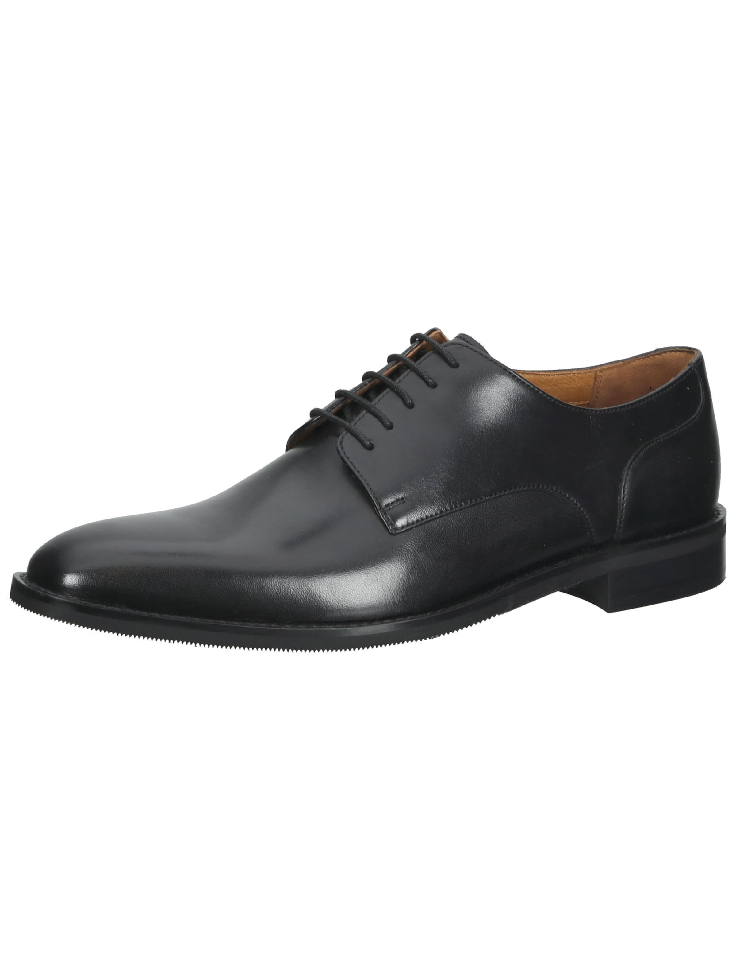Scarpa stringata di Gordon & Bros in nero: frontale