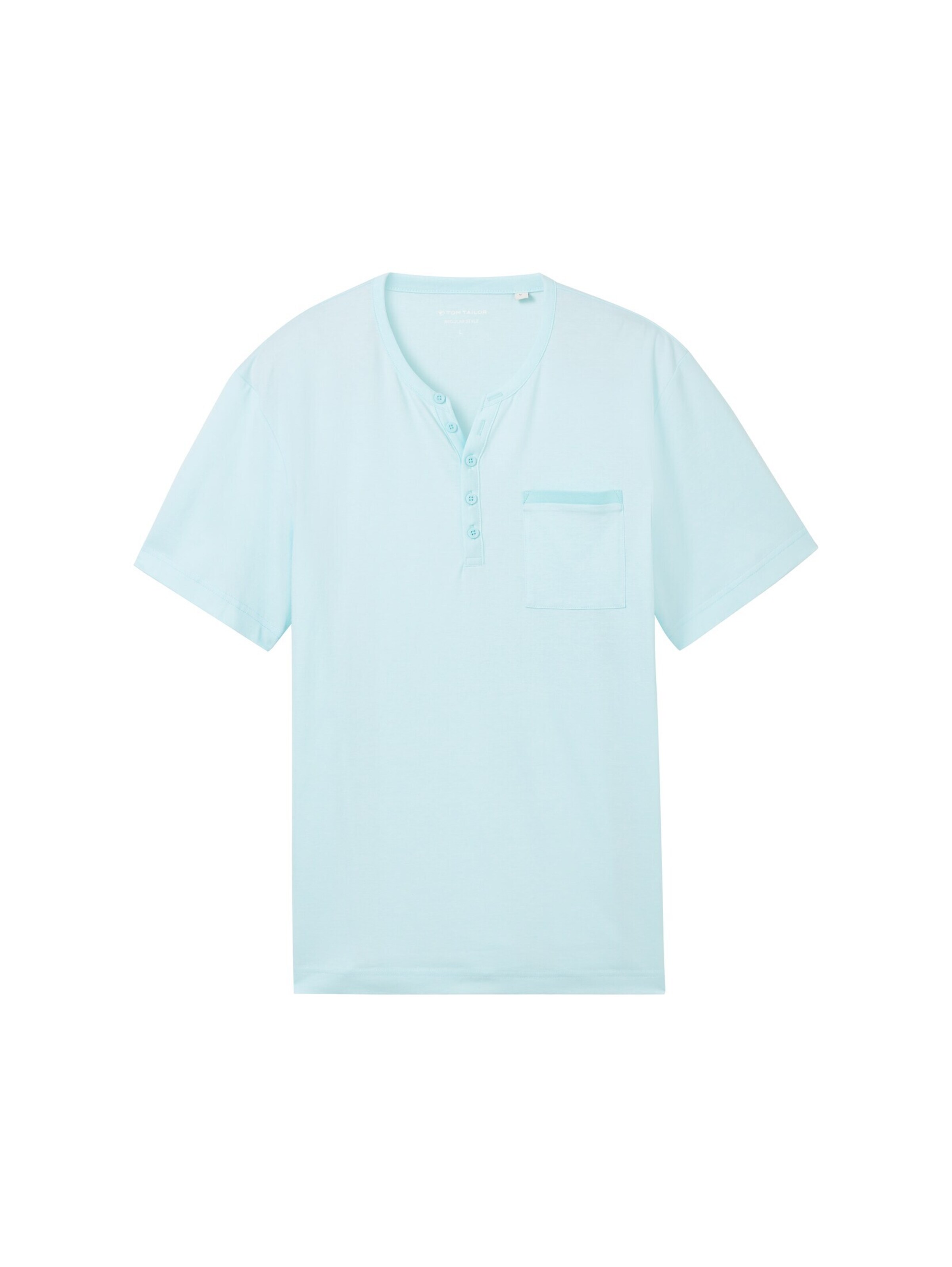 TOM TAILOR Shirt 'Serafino' in Blue: front
