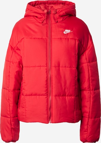 Veste d’hiver Nike Sportswear en rouge : devant