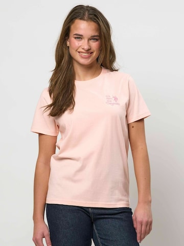 U.S. POLO ASSN. Top ' UWMisty ' w kolorze różowy: przód