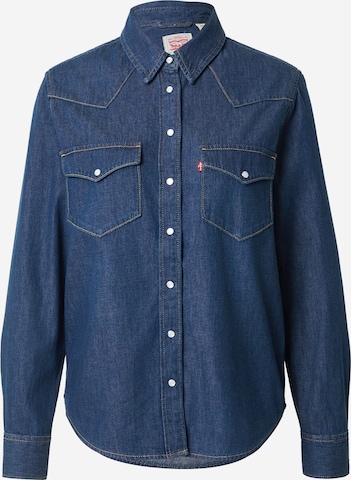 LEVI'S ® Blouse 'THE ULTIMATE WESTERN' in Blue: front