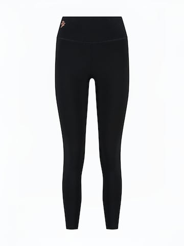 Urban Goddess Yoga & Activewear Slim fit Leggings 'Isara 7/8 Yoga' in Black: front