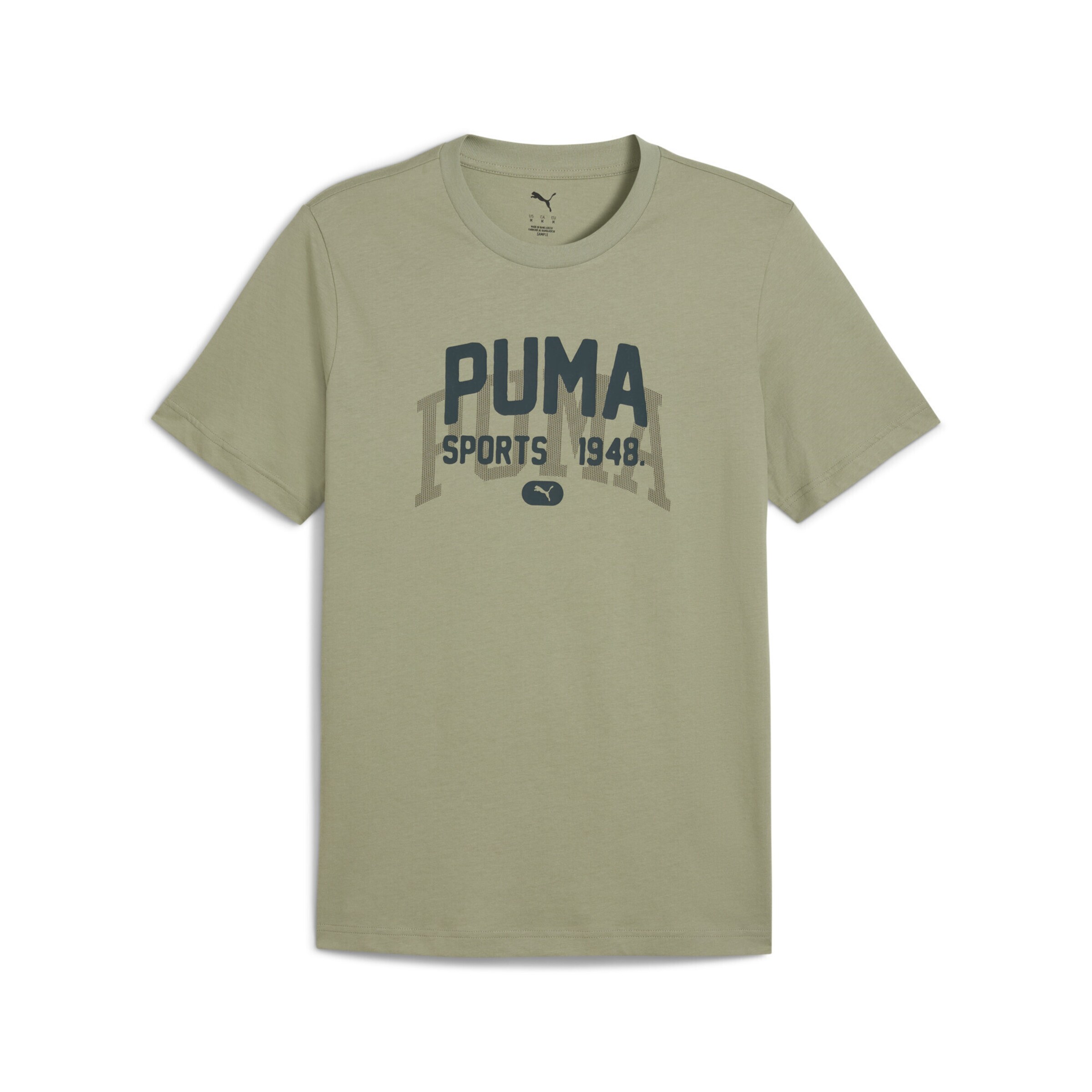 PUMA Shirt in de kleur Navy / Bruin / Olijfgroen, Productweergave