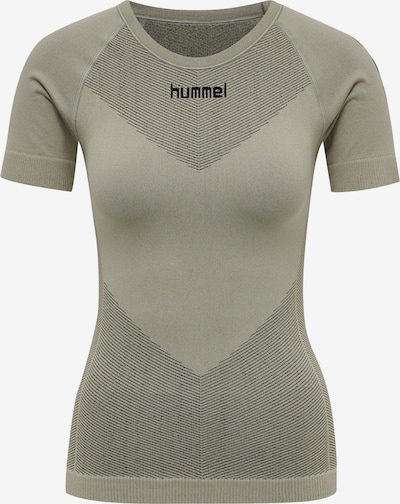 Hummel Sporta krekls 'First Seamless', krāsa - pelēks / melns, Preces skats