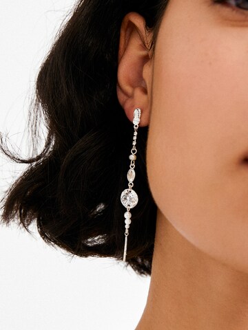 Pilgrim Σκουλαρίκια 'Fire' σε ασημί