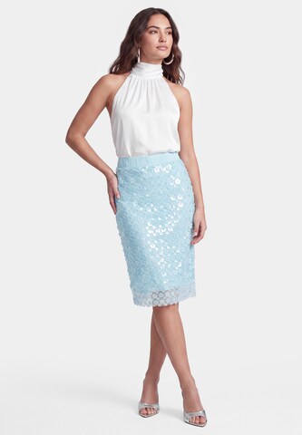 Jupe faina en bleu