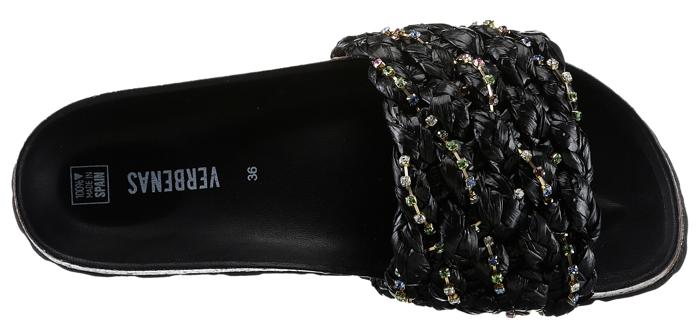 VERBENAS Pantolette in Schwarz