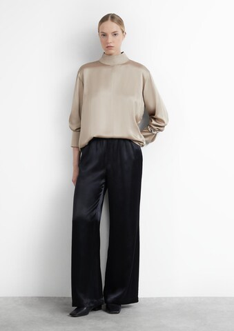 COMMA Blouse in Bruin: voorkant