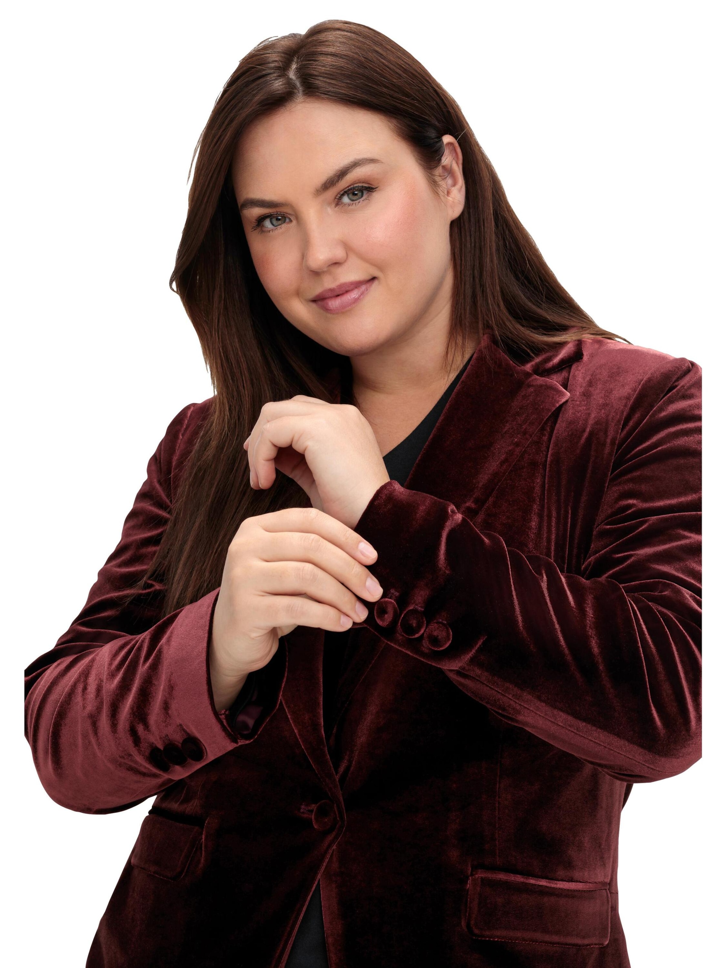 SHEEGO Marynarka w kolorze czerwony