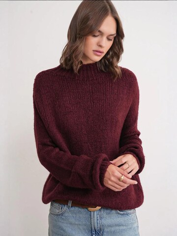 MixRay Sweter 'Pullover' w kolorze czerwony