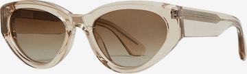 Lunettes de soleil CHIMI en beige : devant
