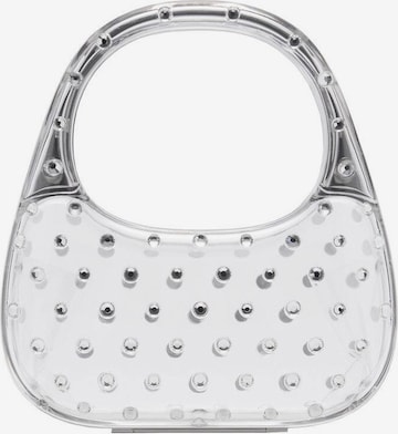 MANGO Handbag in Silver: front