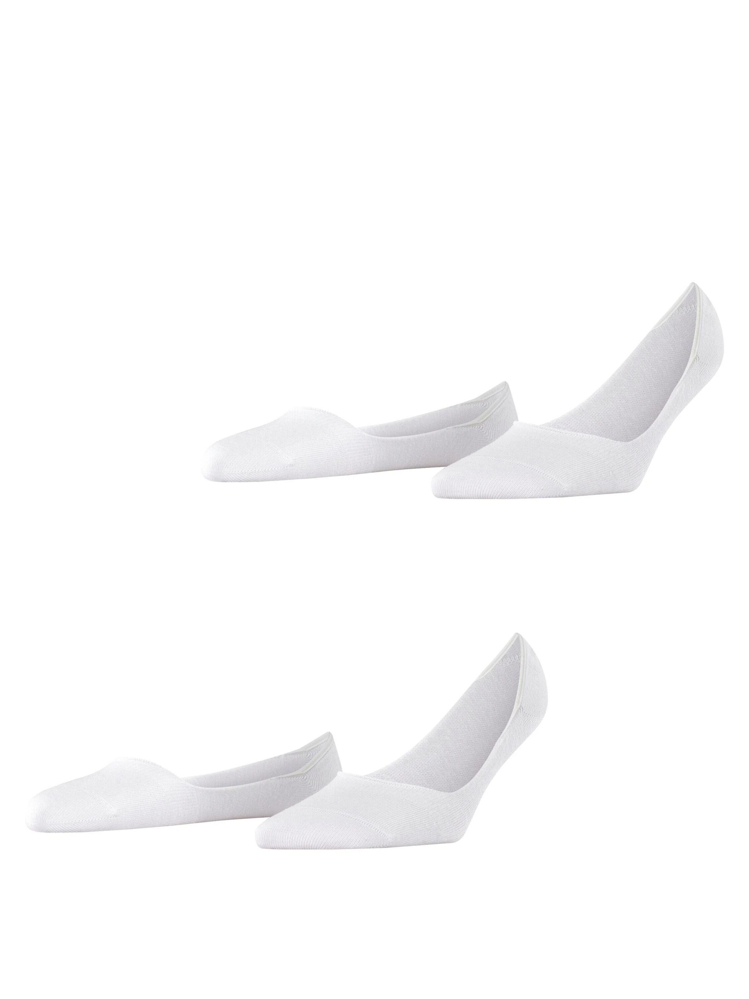 ESPRIT Socken 'Cotton 2-Pack'‌‌‌‌‌‌‌‌‌ in Weiß: Vorderseite