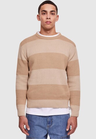 Pull-over Urban Classics en beige : devant