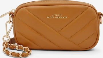 Sac bandoulière 'OPERA' Ateliers Saint Germain en marron : devant