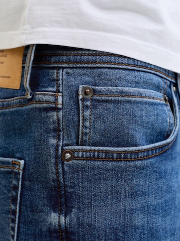 JACK & JONES regular Jeans 'JJIMIKE JJORIGINAL' i blå