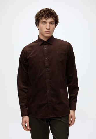G-STAR Regular Fit Skjorte i brun: forside