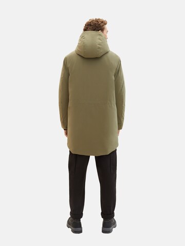 TOM TAILOR DENIM Winter Coat in Green