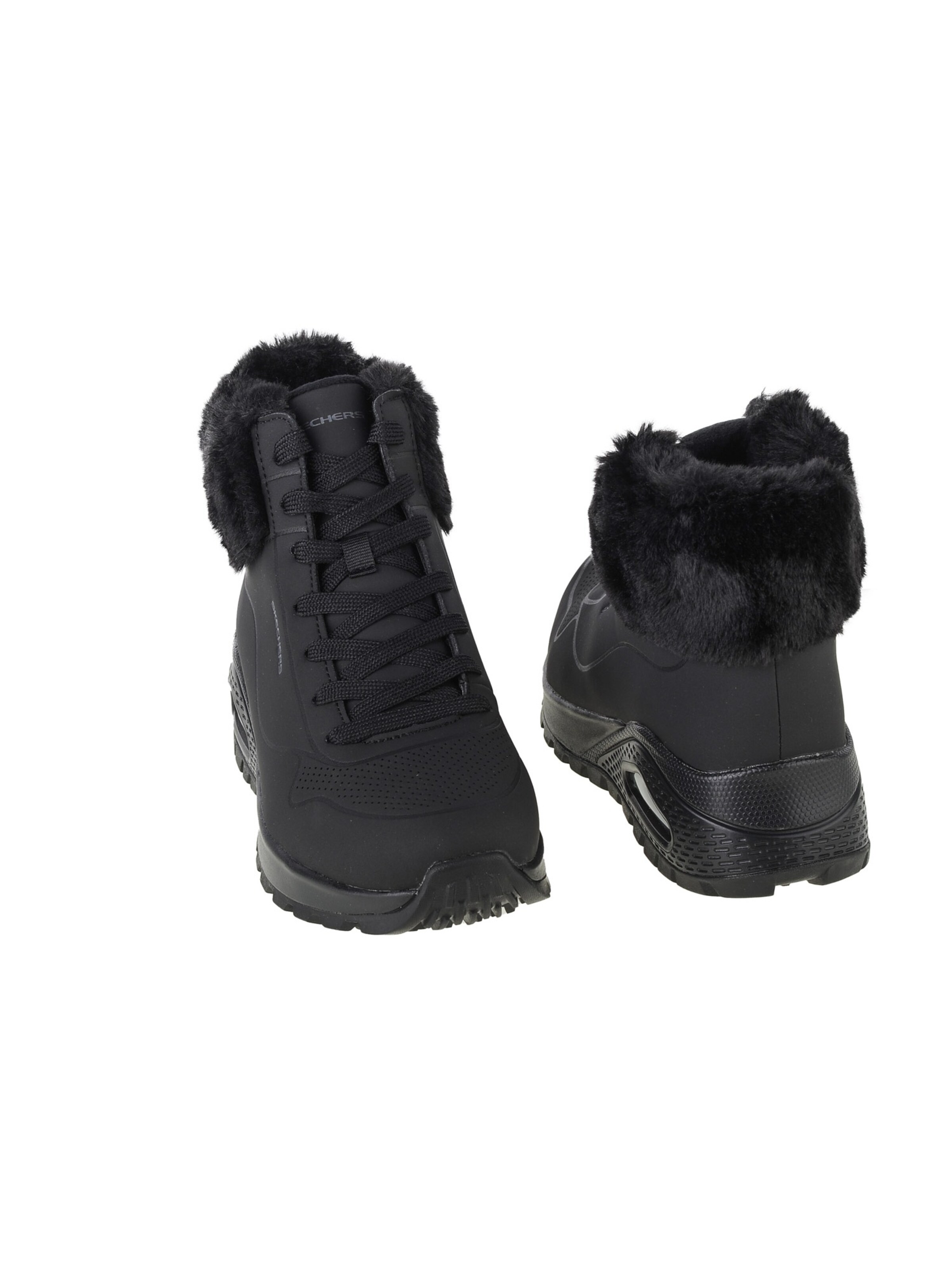 SKECHERS Lace-up bootie in Black