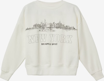s.Oliver Sweatshirt in Weiß: Vorderseite
