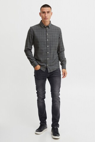 Casual Friday Regular fit Button Up Shirt 'Anton' in Grey