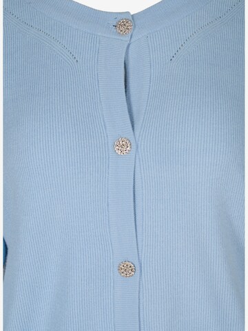 Zizzi Strickjacke in Blau