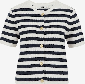 mėlyna WE Fashion Kardiganas: priekis