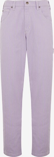 DICKIES Jeans 'GARYVILLE HICKORY' in de kleur Pastelrood / Wit, Productweergave