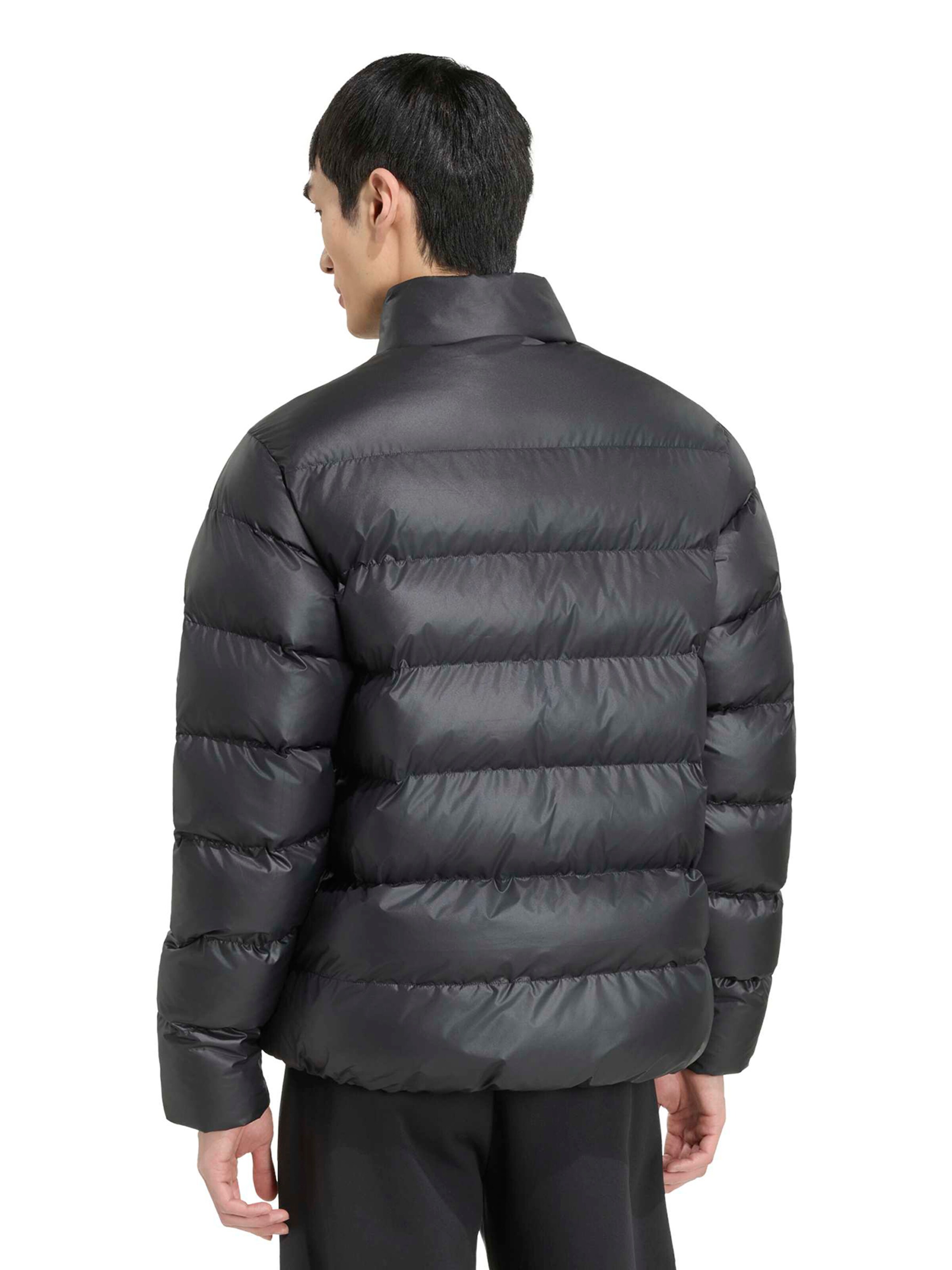 ADIDAS SPORTSWEAR Athletic Jacket 'Ess' in Black