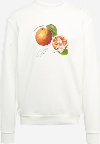 Liu Jo Uomo Sweatshirt in Wit: voorkant
