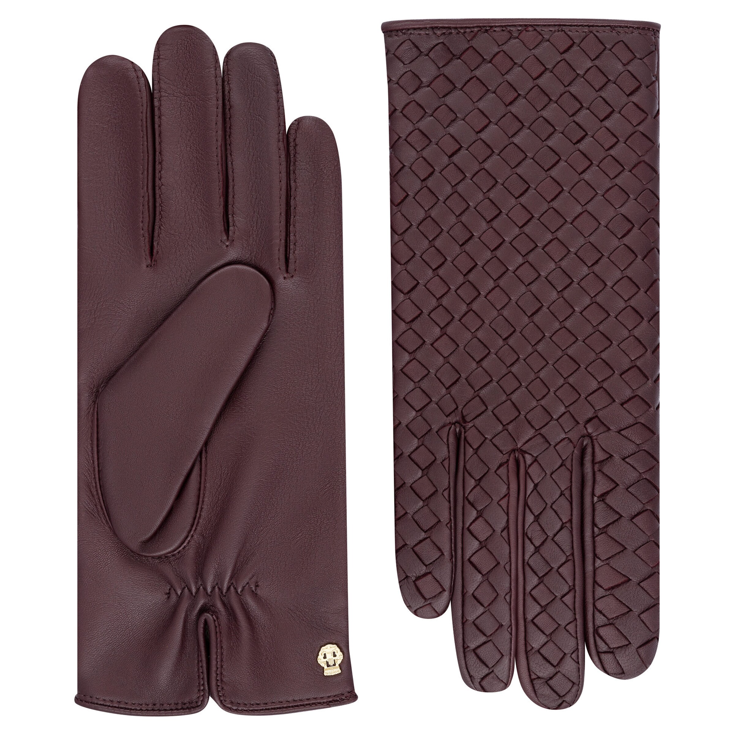 Roeckl Full Finger Gloves 'FAENZA' in Red: front