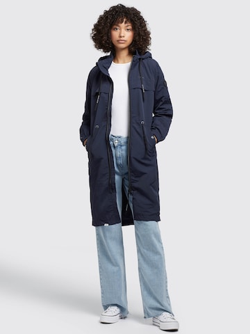 Manteau mi-saison 'Voya3' khujo en bleu