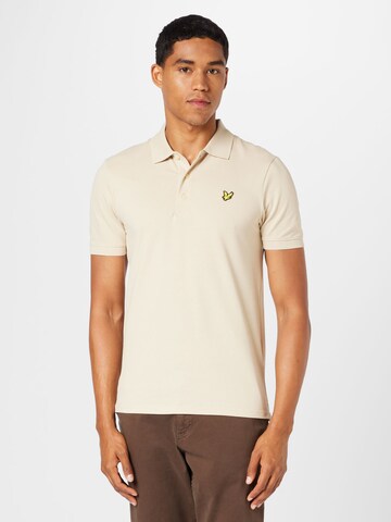 Lyle & Scott T-shirt i beige: framsida