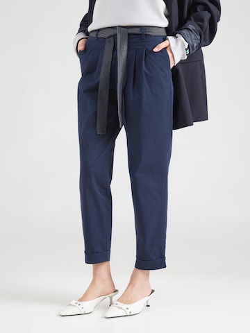 ONLY - Loosefit Pantalón plisado 'ONLRITA-EVELYN' en azul: frente