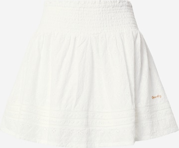 Superdry Skirt in White: front