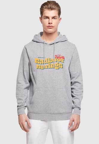 Sweat-shirt 'Cars - Welcome To Radiator Springs' ABSOLUTE CULT en gris : devant