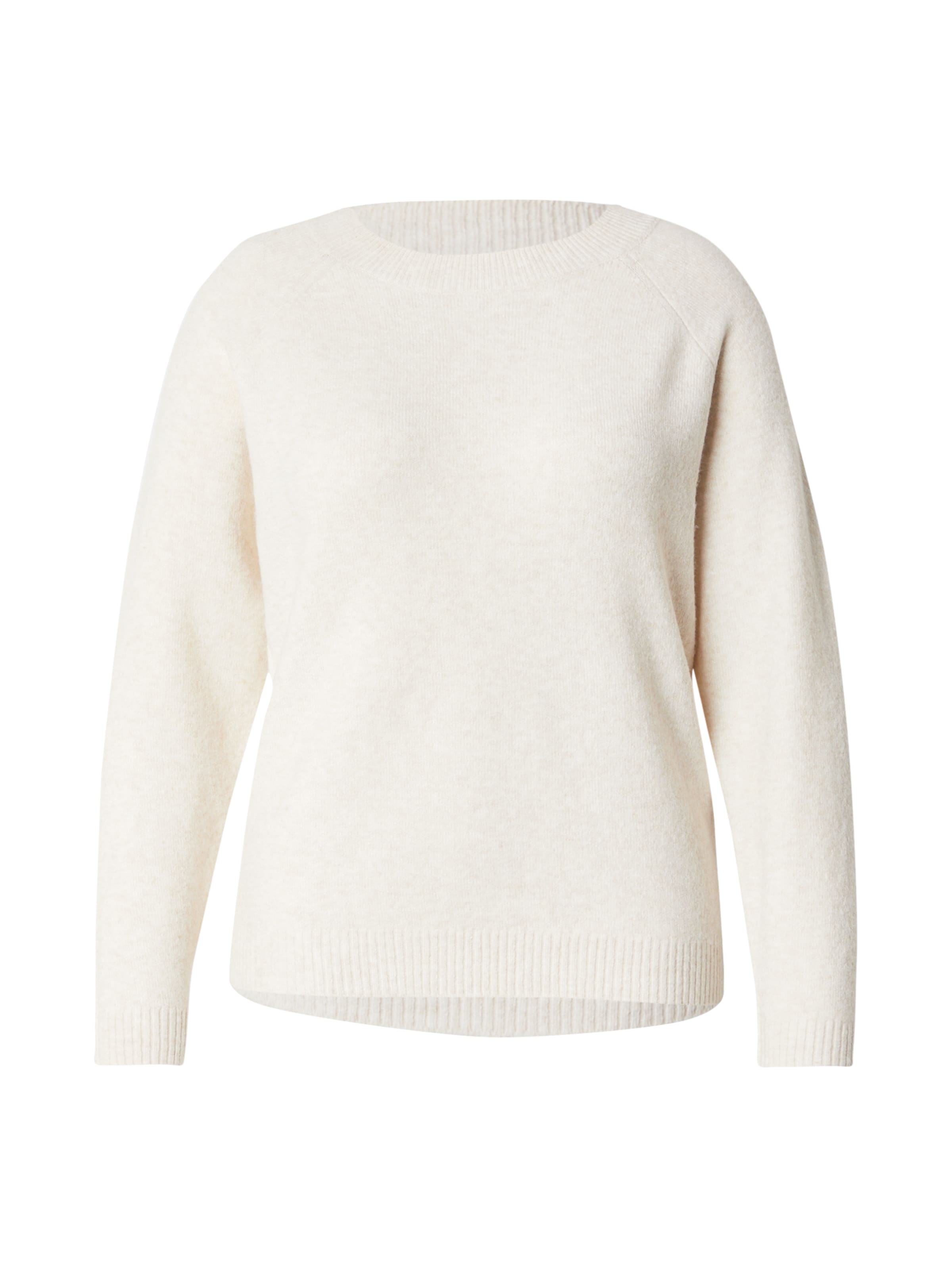 Vero Moda Curve Trui &#x27;VMCDoffy&#x27; in Beige: voorkant