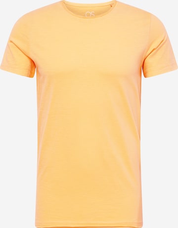 T-Shirt QS en orange : devant