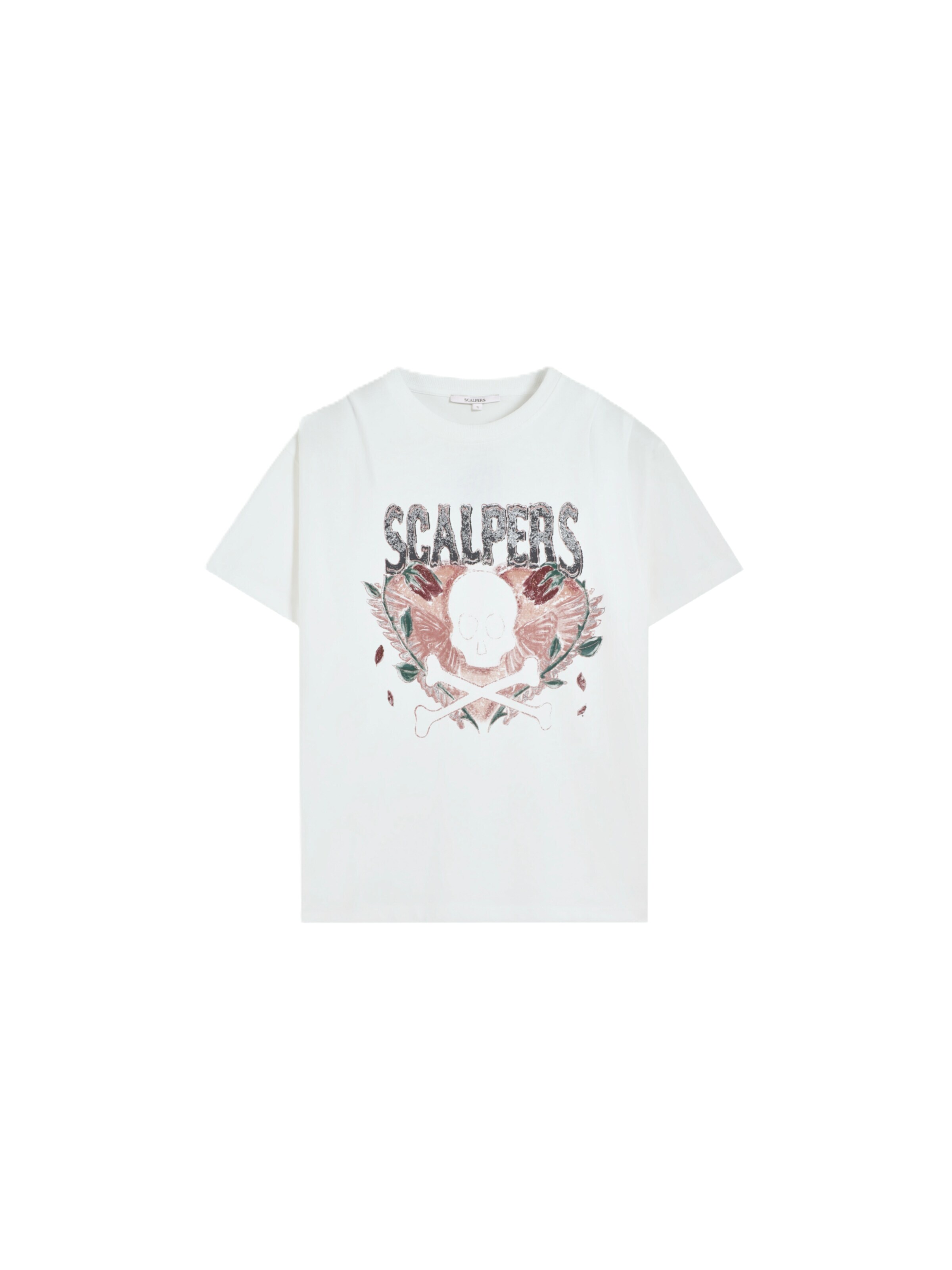 Scalpers Футболка ' ' в Бежевый: спереди