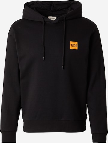 JACK & JONES Collegepaita 'JJBrandy' värissä musta: etupuoli