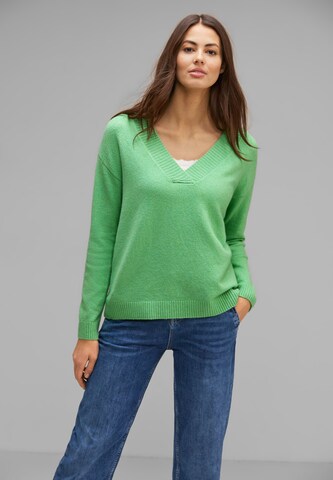 STREET ONE Sweater in Green: front