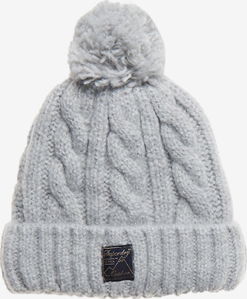 Bonnet Superdry en gris : devant