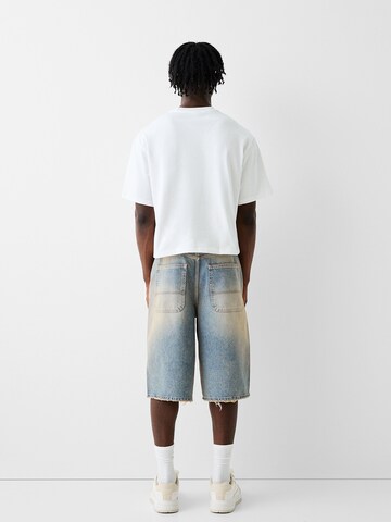 Bershka Loosefit Farmer - kék