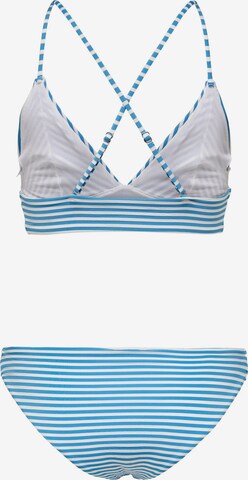 ONLY Triangel Bikini 'Kitty' in Blau