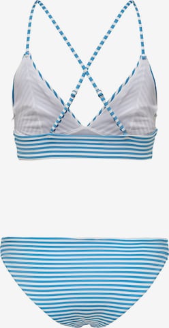 ONLY Triangel Bikini 'Kitty' in Blau