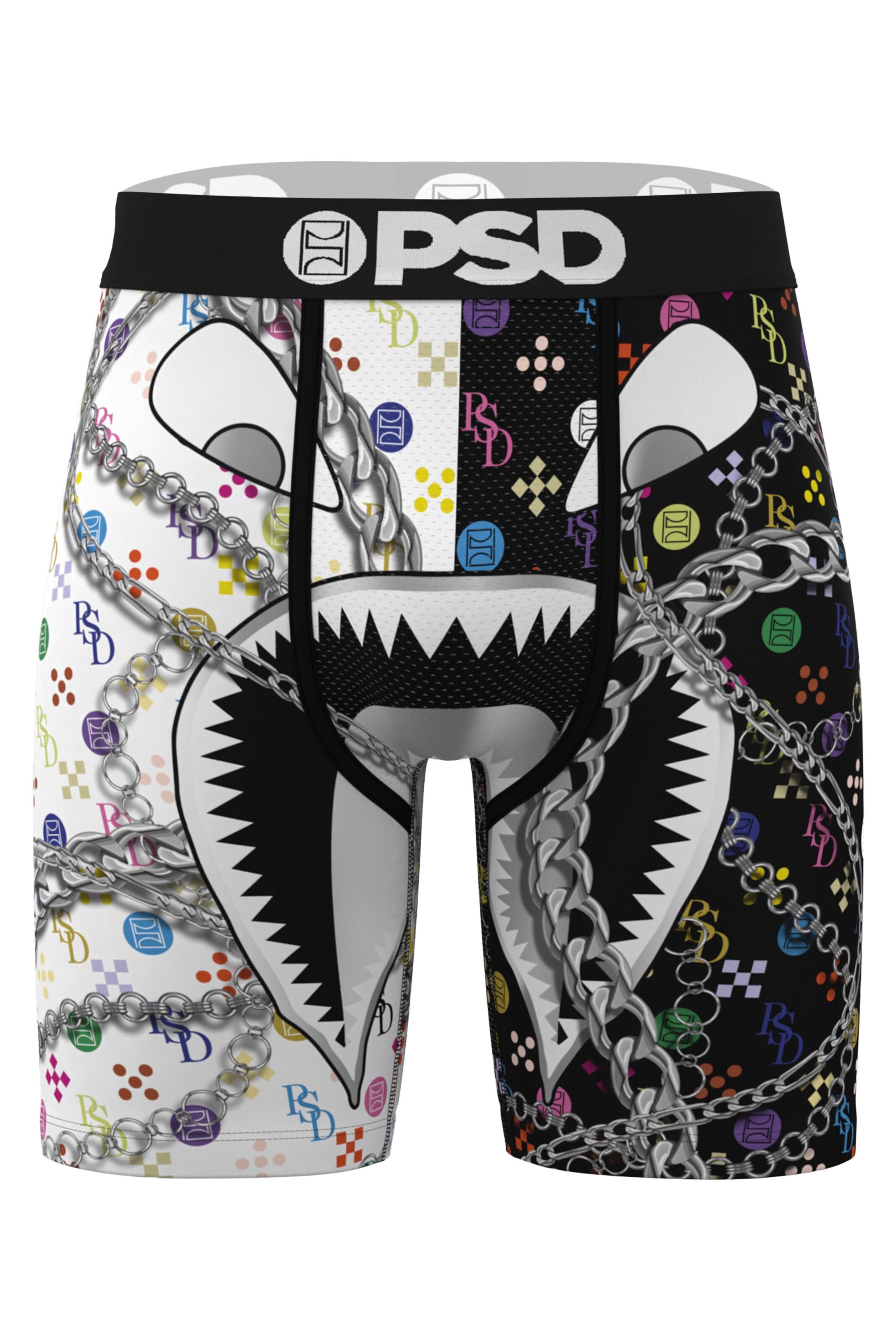 PSD Boxershorts 'WF Prestige Split' in Schwarz: Vorderseite