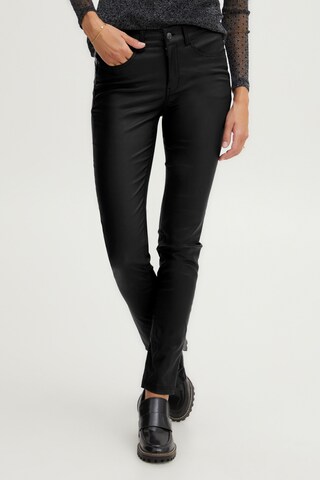 Regular Pantalon 'FRTALIN' Fransa en noir : devant